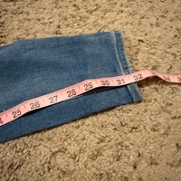 Women's Old Navy Rockstar Super Skinny Jeans Size 14 Tall Blue Denim - Picture 7 of 9